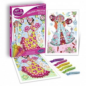 Набор для детского творчества с блестками – Танцовщица (SentoSpherE, 2076)